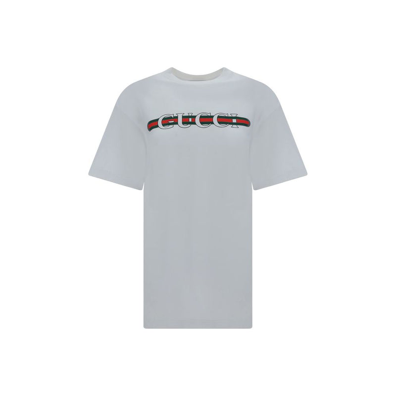 Gucci White Cotton T-Shirt