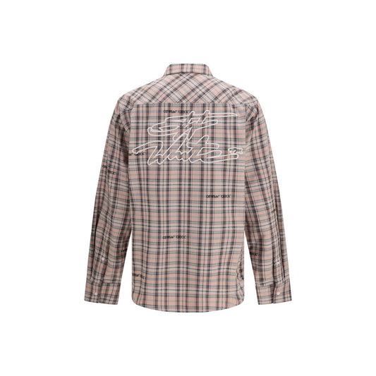 Off-White Multicolor Cotton Pattern Shirt