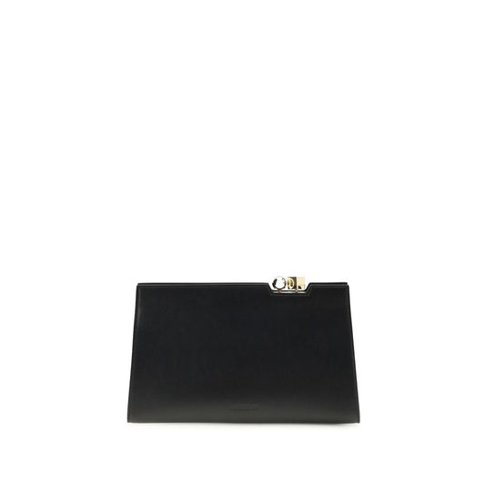 Jacquemus Black Calf Leather Bos Taurus Shoulder Bag