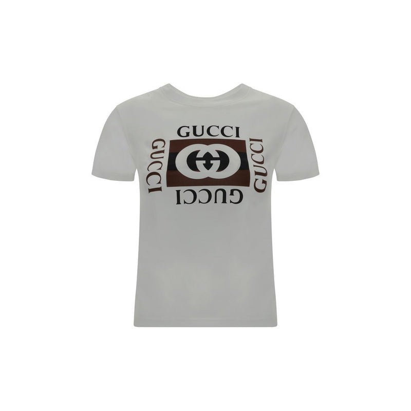 Gucci White Cotton T-Shirt