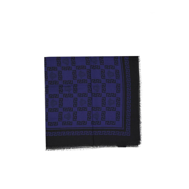 Versace Blue Modal Scarf