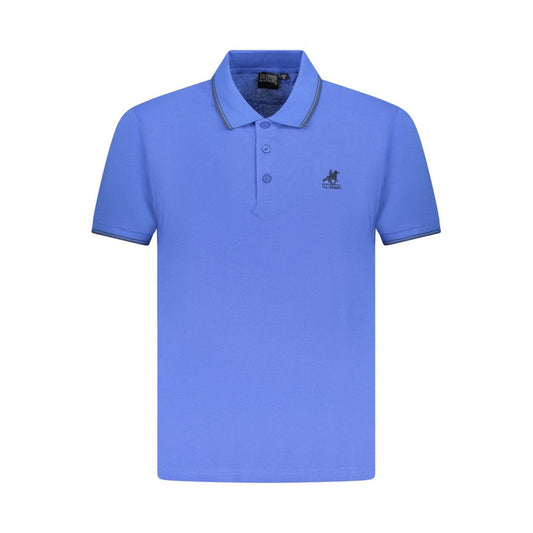 U.S. Grand Polo Blue Cotton Mens Polo Shirt