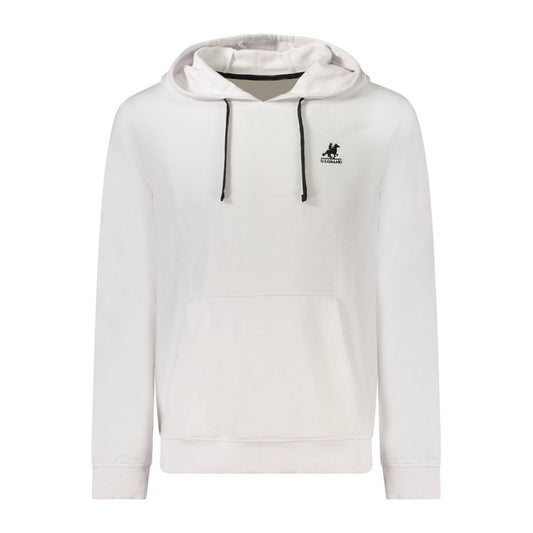 U.S. Grand White Cotton Men Sweatshirt