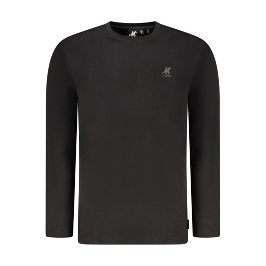 U.S. Grand Polo Black Cotton Men's T-Shirt