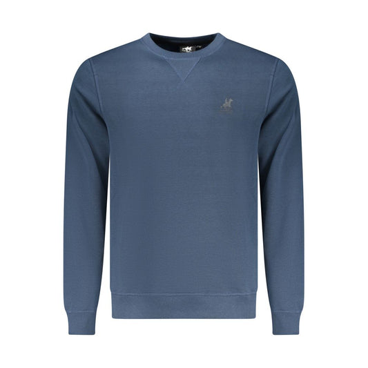 U.S. Grand Blue Polyester Men Sweatshirt