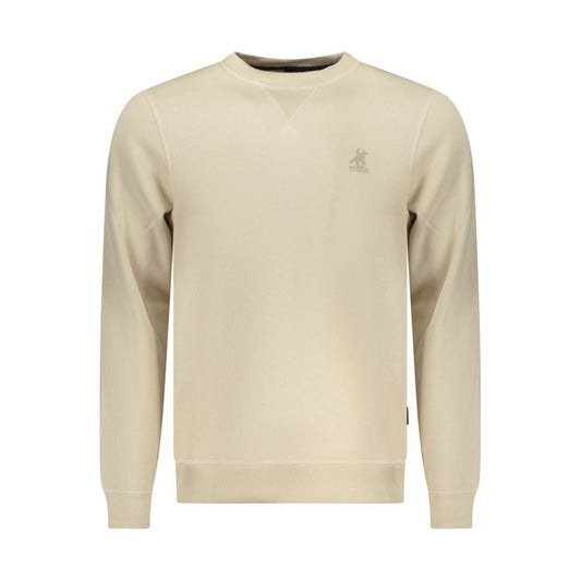 U.S. Grand Polo Beige Polyester Men Sweatshirt