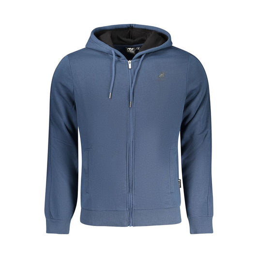 U.S. Grand Polo Blue Cotton Men's Hoodie