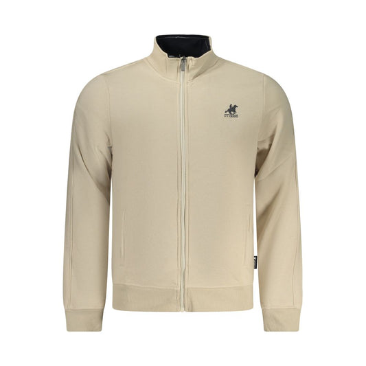 U.S. Grand Polo Beige Cotton Men's Sweatshirt