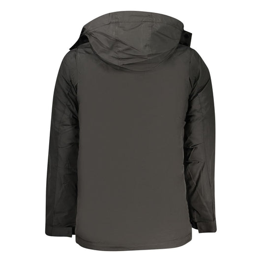 U.S. Grand Polo Black Polyester Mens Jacket