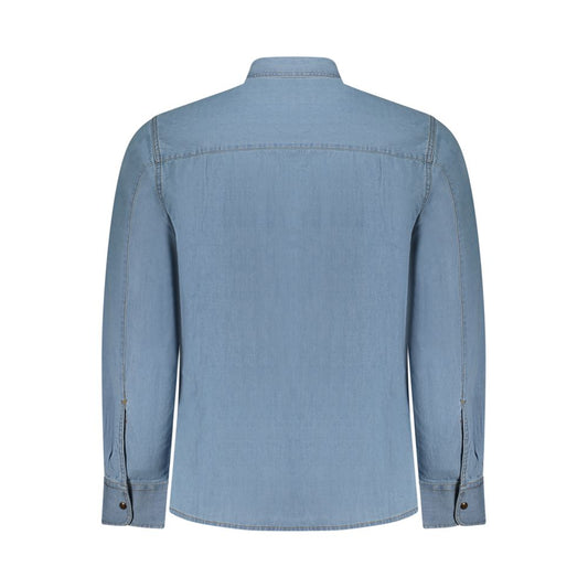 U.S. Grand Polo Azzurro Cotton Mens Shirt