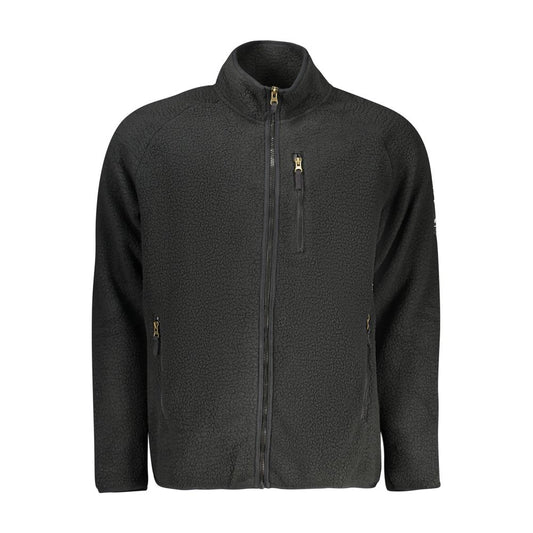 U.S. Grand Polo Black Polyester Men's Sweatshirt