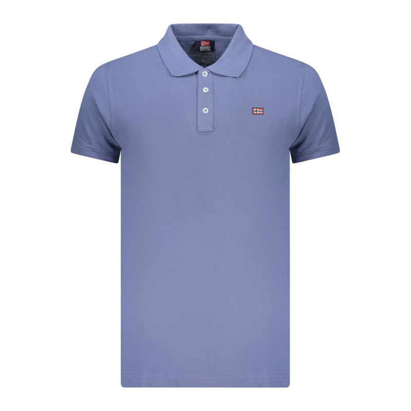 Norway 1963 Blue Cotton Men Polo