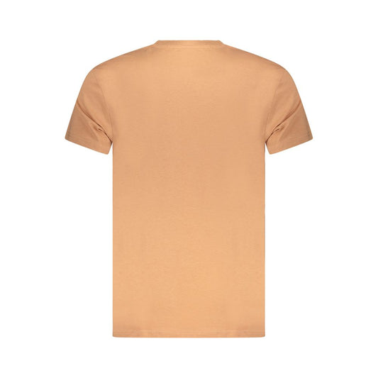 Iceberg Marrone Cotton Men T-Shirt