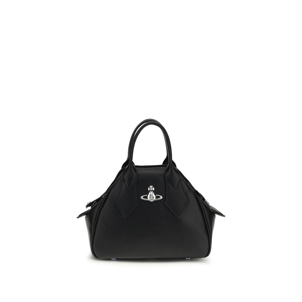 Vivienne Westwood Black Calf Leather Bos Taurus Shoulder Bag