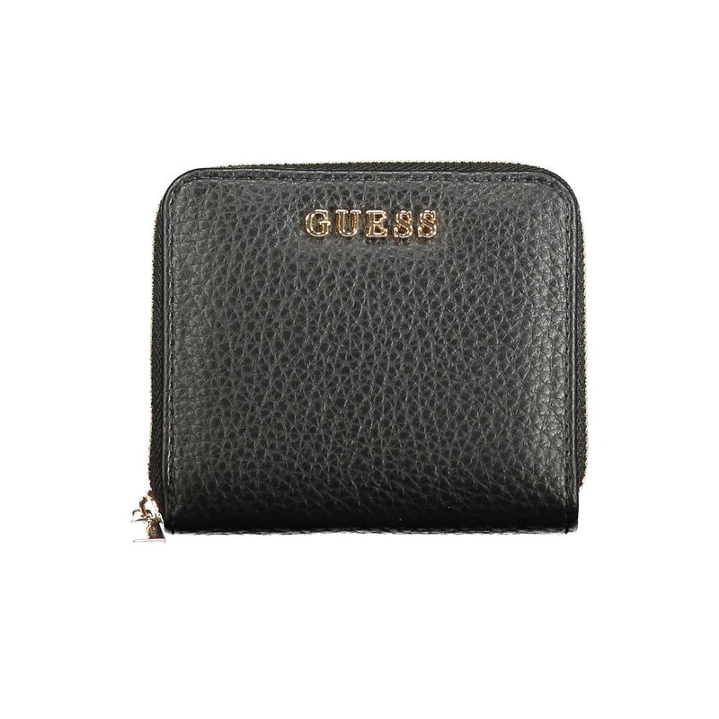Guess Jeans Black Polyurethane Women Wallet