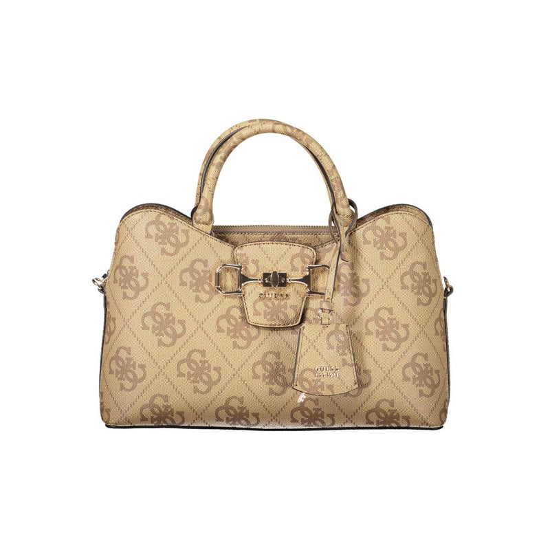 Guess Jeans Beige Polyethylene Handbag