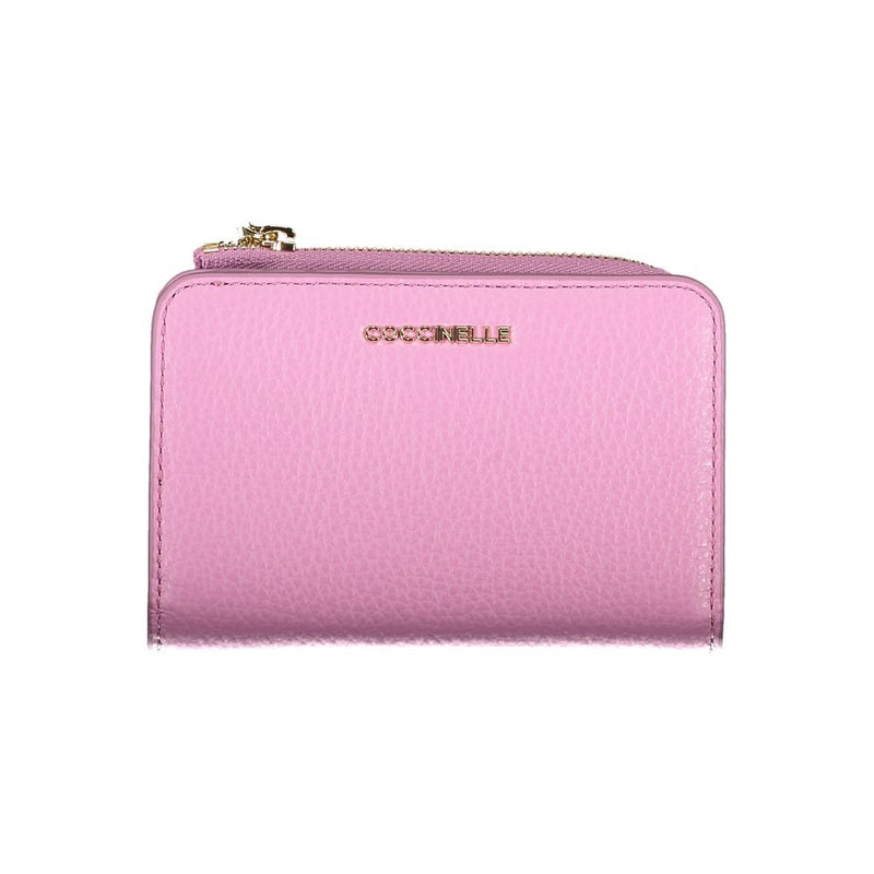 Coccinelle Purple Leather Wallet