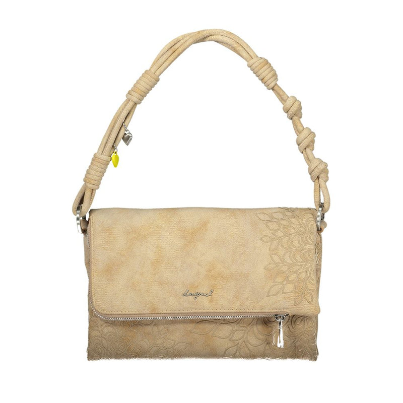 Desigual Beige Polyurethane Women Handbag