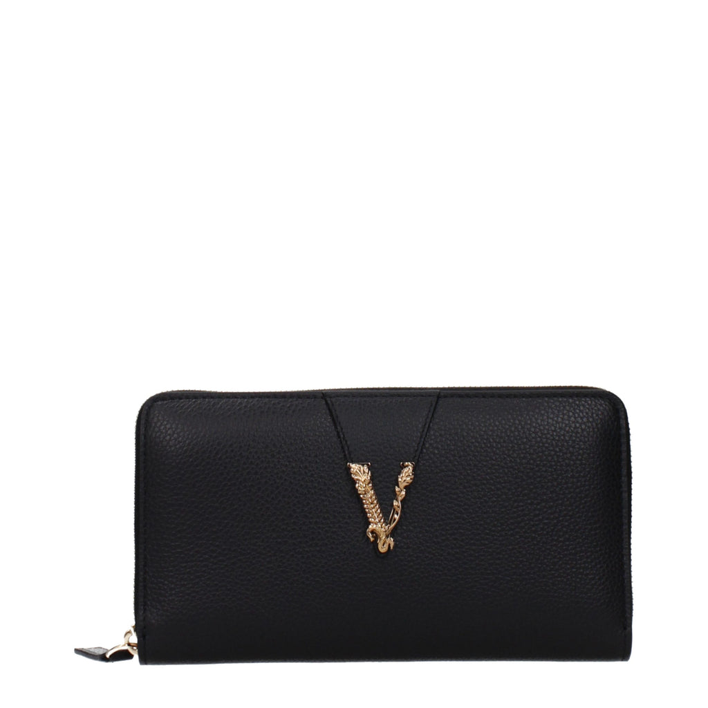 Versace Black Leather Wallet