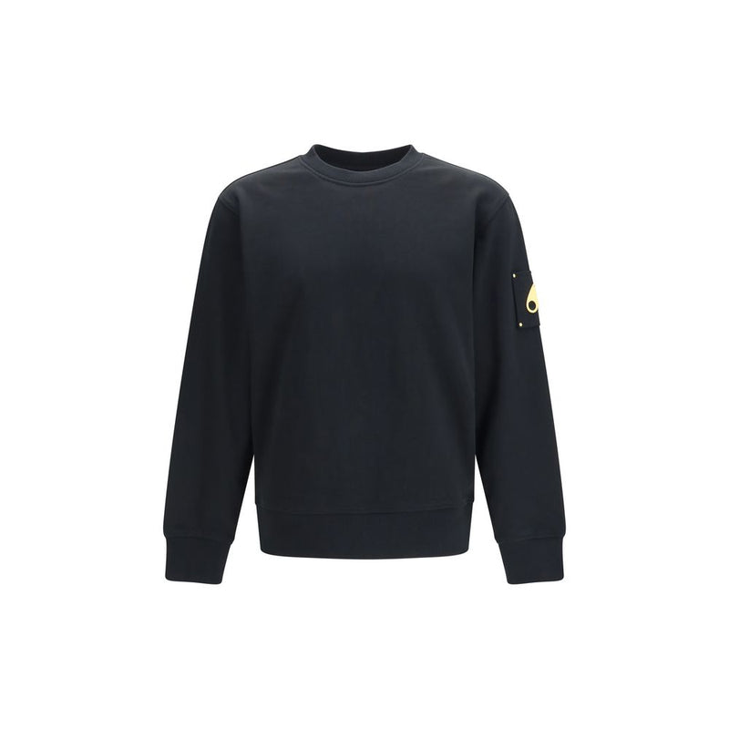Moose Knuckles Black Cotton Sweatshirt