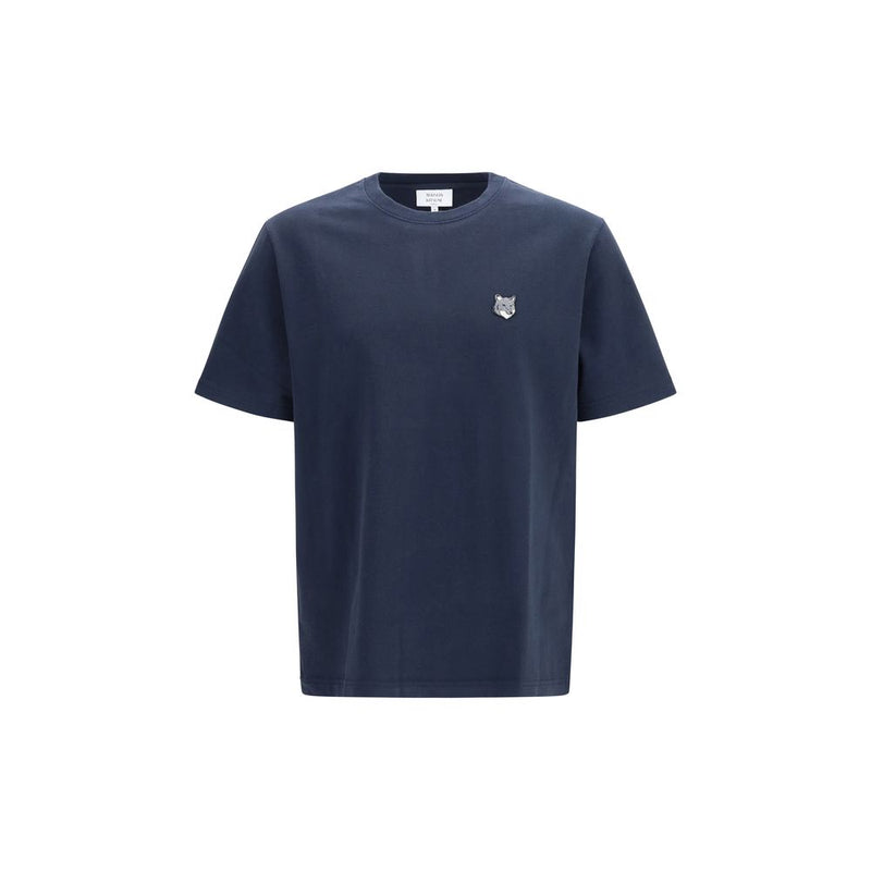Maison Kitsuné Blue Cotton T-Shirt