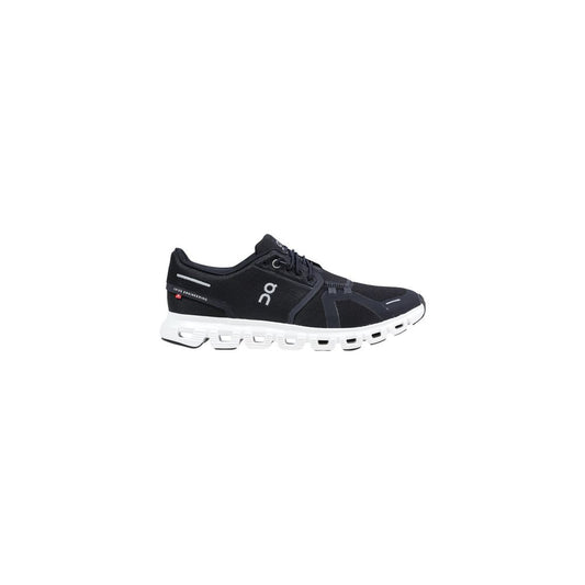 On Running Black And White Recycled Polyester Athletic Sneakers