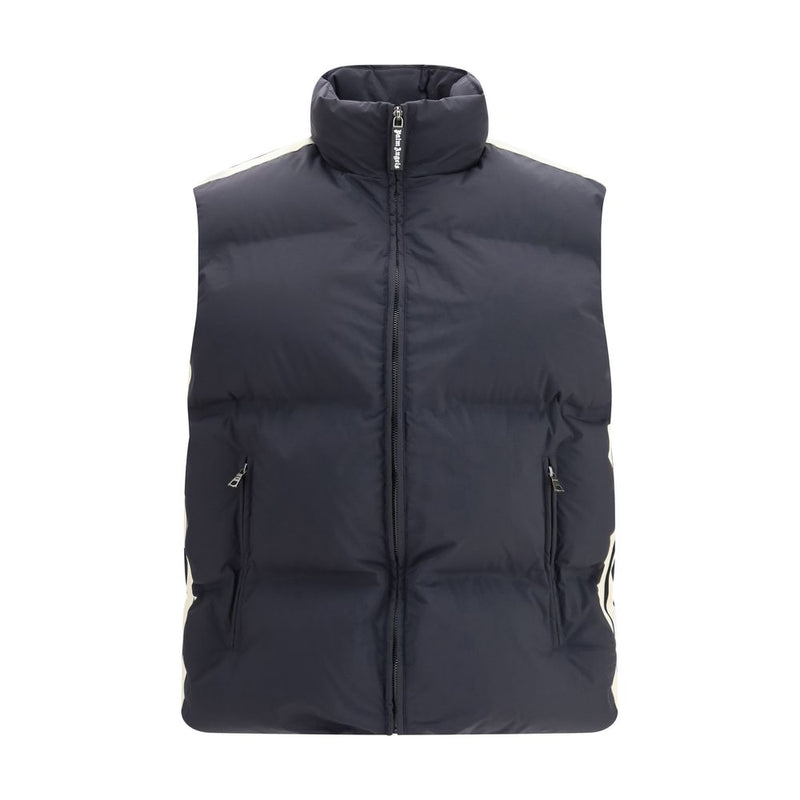 Palm Angels Black Polyamide Sleveless Jacket