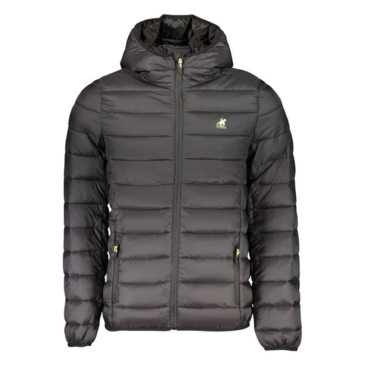 U.S. Grand Polo Black Polyester Men's Jacket