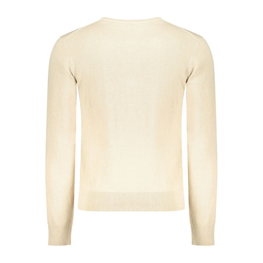 U.S. Grand Beige Cotton Men Sweater