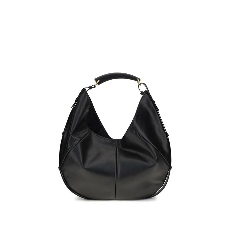 Saint Laurent Black Calf Leather Bos Taurus Shoulder Bag