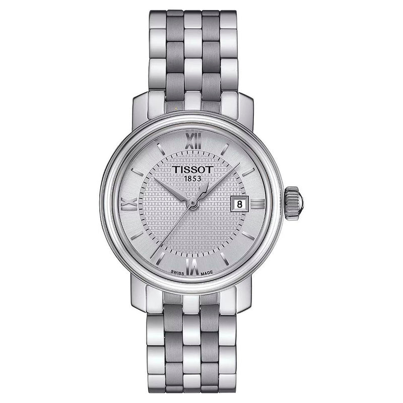 Tissot Gray Stainless Steel Dress Watch