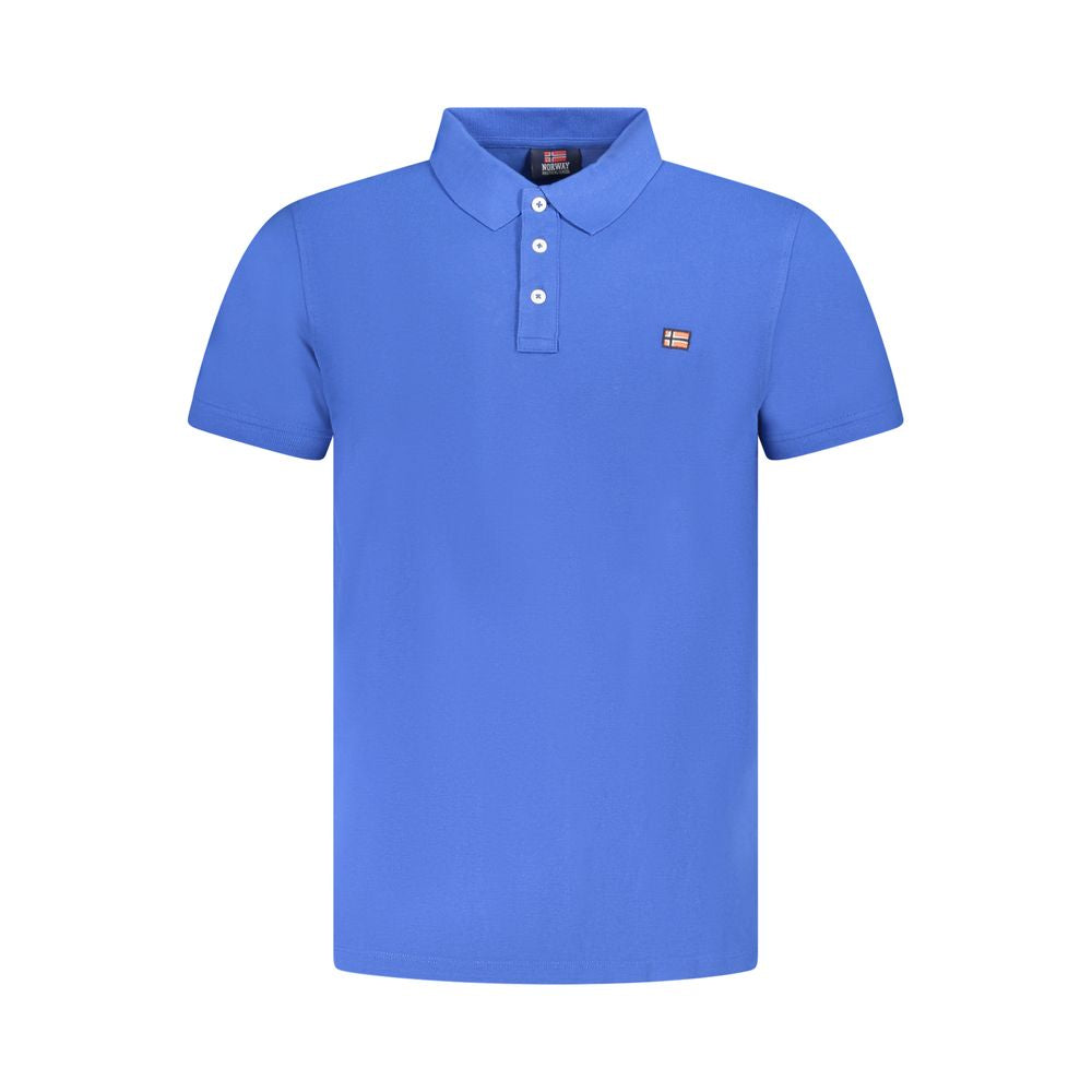 Norway 1963 Blue Cotton Men's Polo