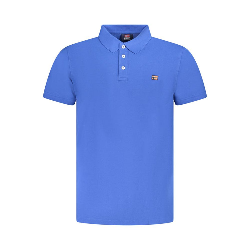 Norway 1963 Blue Cotton Men's Polo