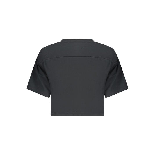 Converse Black Cotton Women's T-Shirt