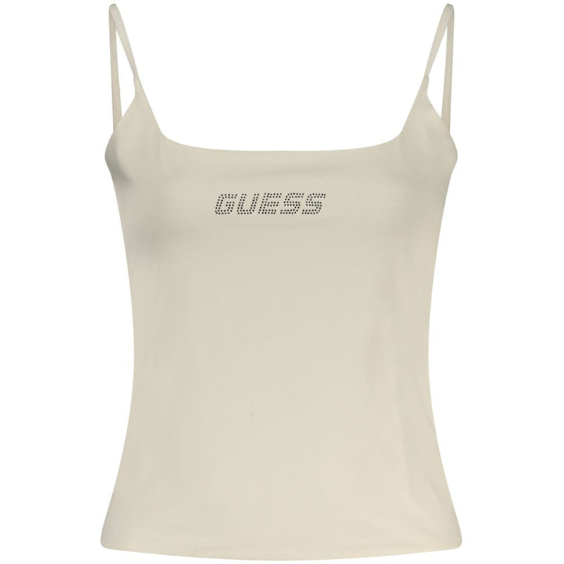 Guess Jeans White Cotton Women's Top