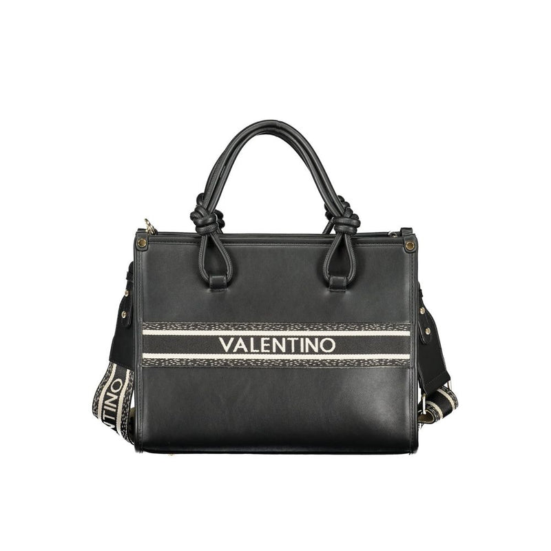 Mario Valentino Black Polyurethane Women's Bag
