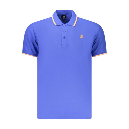 U.S. Grand Polo Blue Cotton Men's Polo