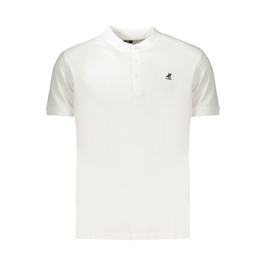 U.S. Grand Polo White Cotton Men's Polo Shirt