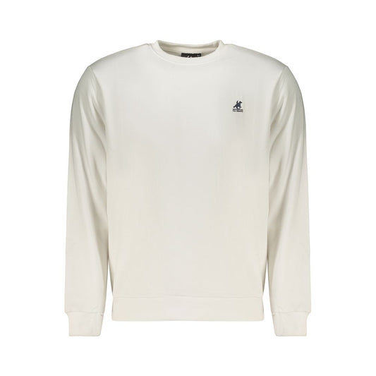 U.S. Grand White Cotton Men's Sweatshirt