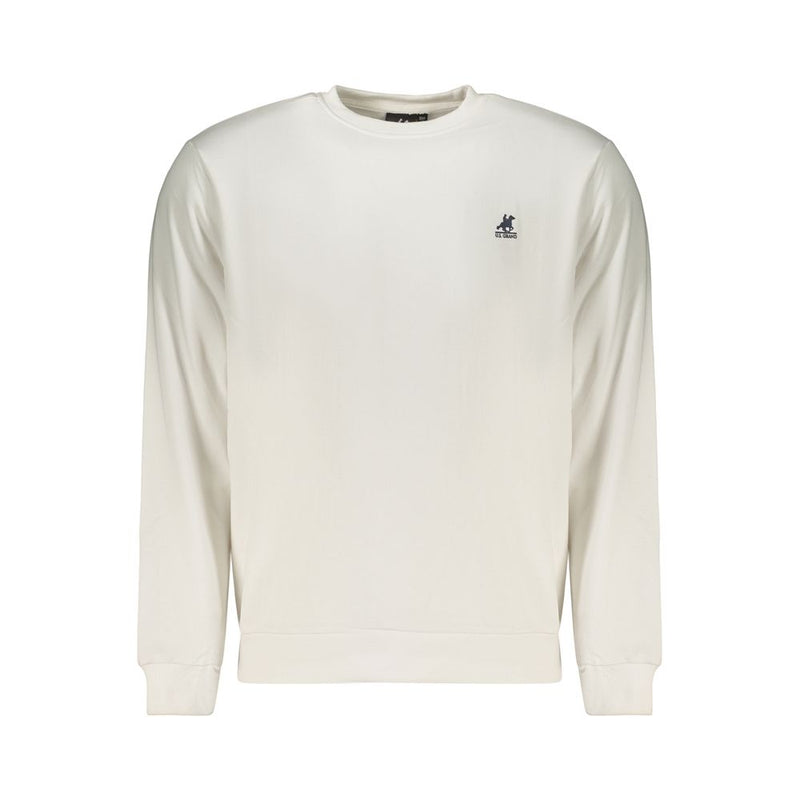 U.S. Grand White Cotton Men's Sweatshirt