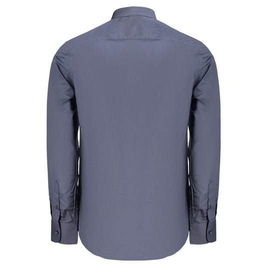 U.S. Grand Polo Blue Cotton Men's Shirt