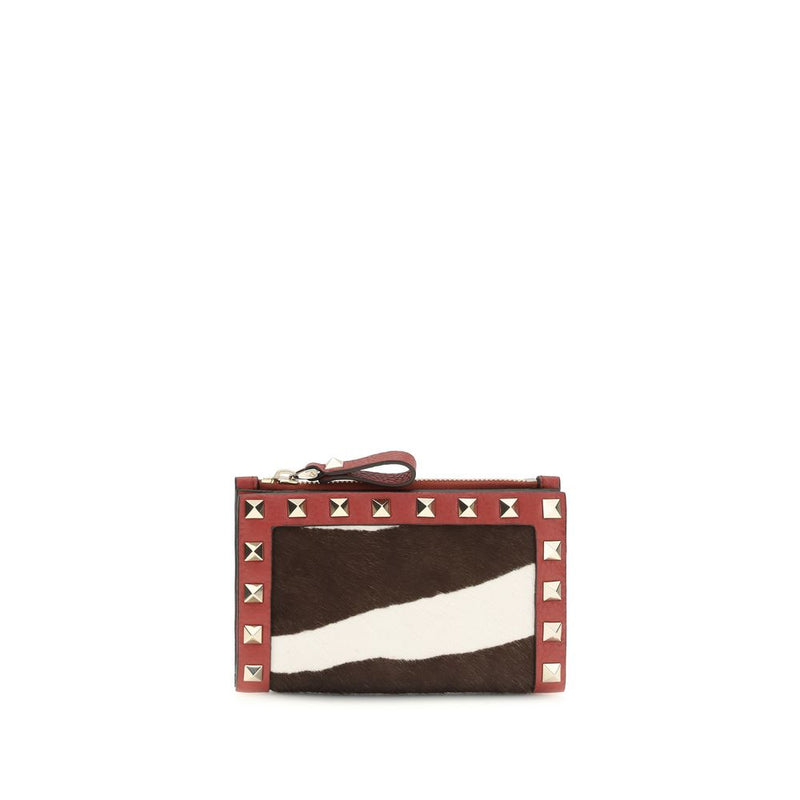 Valentino Garavani Multicolor Calf Leather Bos Taurus Wallet