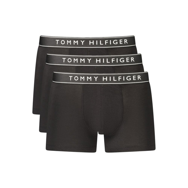 Tommy Hilfiger Black Cotton Men's Boxer Shorts