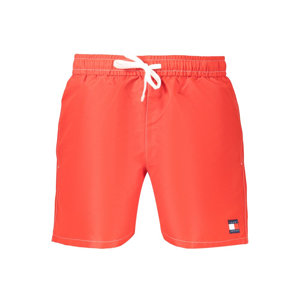 Tommy Hilfiger Rosso Polyester Men's Swim Short