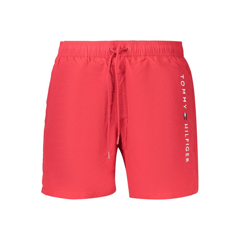 Tommy Hilfiger Rosso Polyester Mens Swimwear