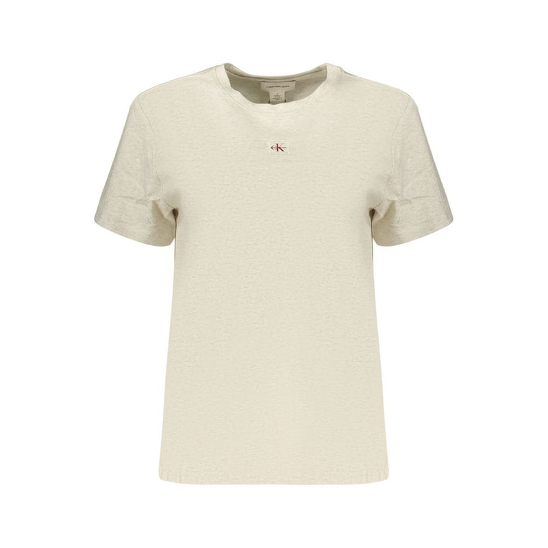 Calvin Klein Gray Cotton Women's T-Shirt