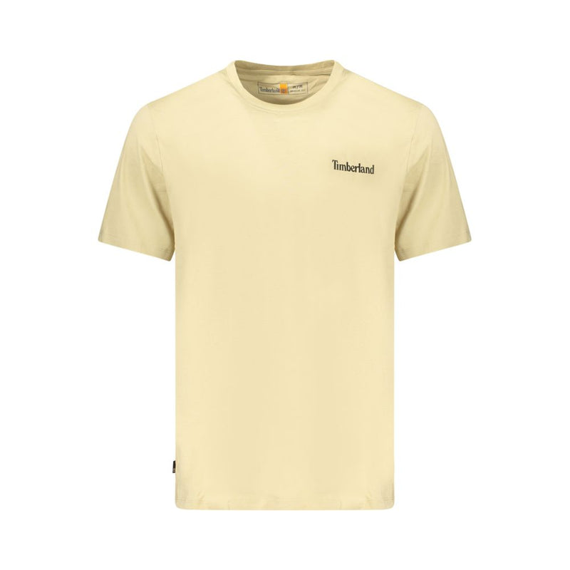 Timberland Beige Cotton Men's T-Shirt