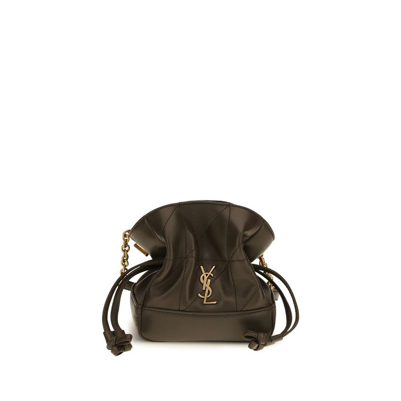 Saint Laurent Bicolor Lamb Ovis Aries Aries Clutch Bag