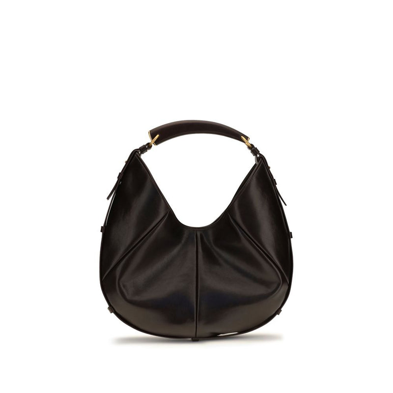 Saint Laurent Brown Calf Leather Bos Taurus Shoulder Bag