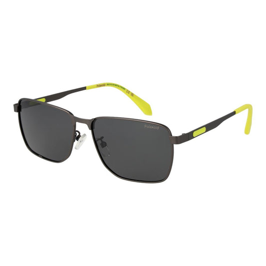 Polaroid Gray Metal Sunglasses